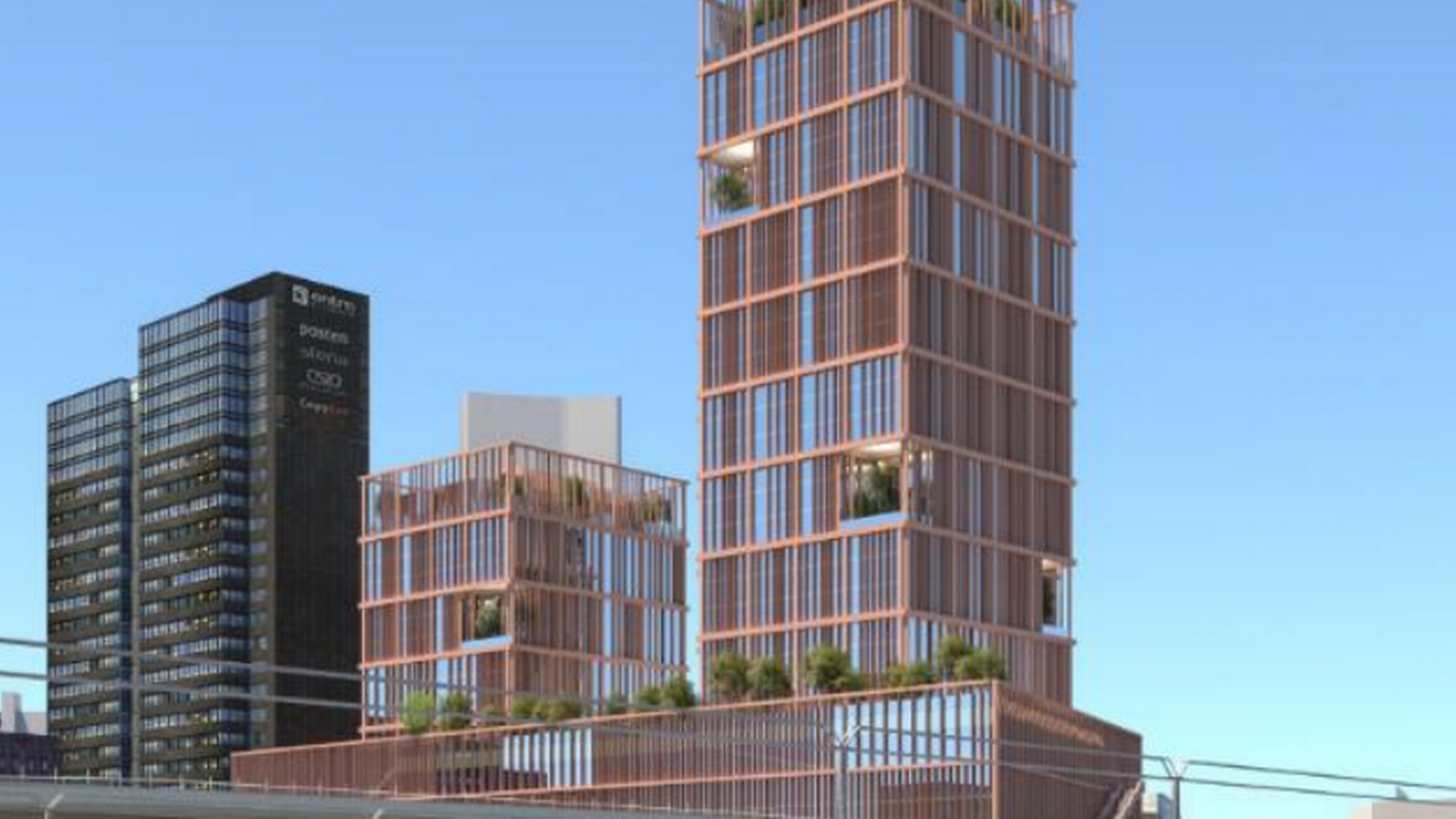 STRIDENS KJERNE: Hvor høyt skal det bygges og hva skjer med hotellplanene, er blant spørsmålene som må avklares. | Foto: Rodeo Architects
