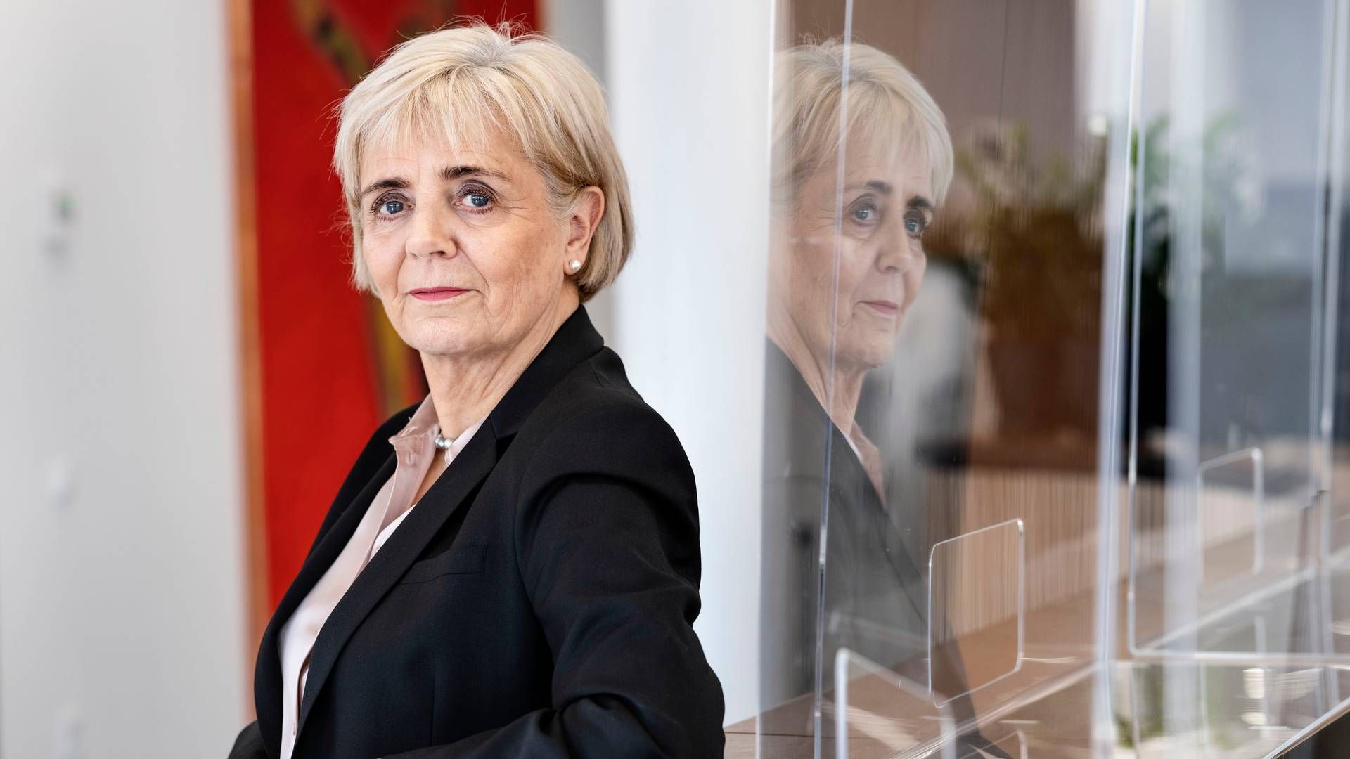 Sydbank med Karen Frøsig i spidsen forventer et overskud op mod 1,95 mia. kr. i år. | Foto: Sydbank-pr