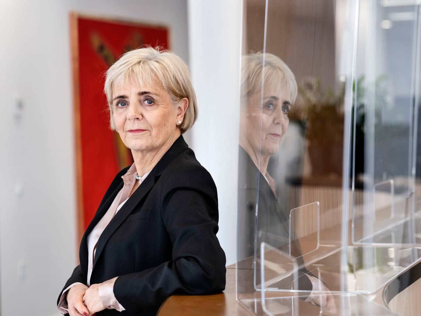 Sydbank med Karen Frøsig i spidsen forventer et overskud op mod 1,95 mia. kr. i år. | Foto: Sydbank-pr