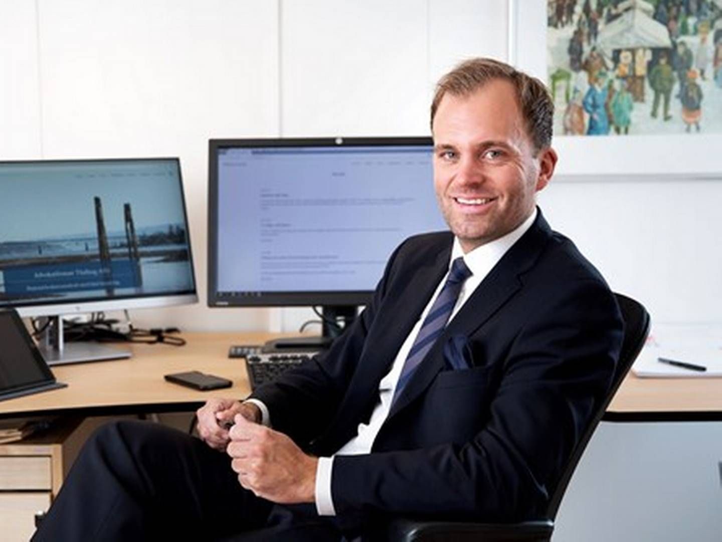 Kristian Berg Tomren har ledet Thallaugs arbeid med transaksjoner. | Foto: Thallaug