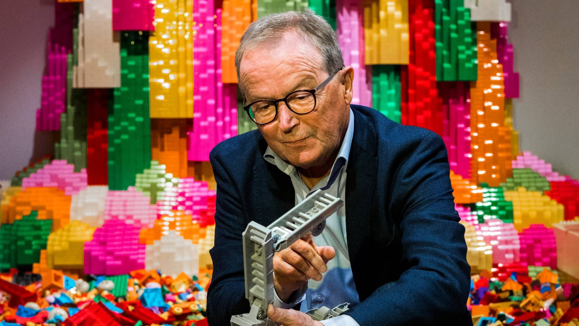 Kjeld Kirk Kristiansen prøver at vænne sig til et liv trukket mere tilbage fra Lego, efter at han har overladt ledelsen til sin søn, Thomas. | Foto: Søren Bidstrup