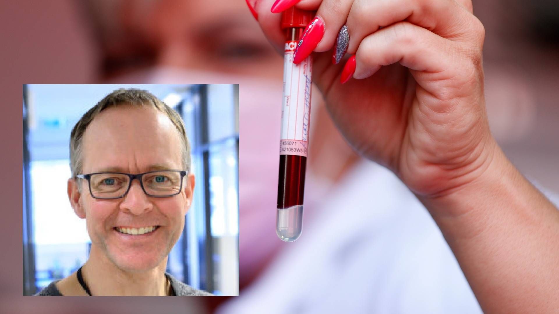 GJENNOMBRUDD: professor Oddmund Nordgård ved Stavanger universitetssjukehus forteller at de har hatt et gjennombrudd i måling av kreft-DNA i blodet til pasienter. | Foto: AP Photo/Laszlo Balogh og Universitetet i Stavanger