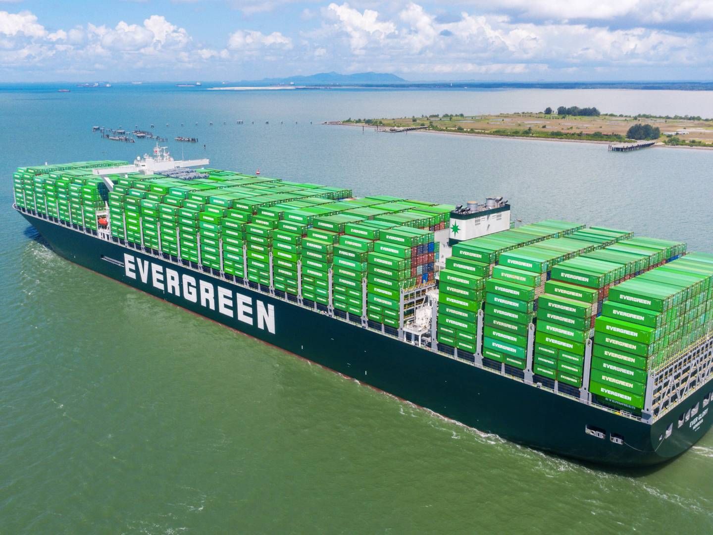 Ever Acme, not pictured, is the third 24,000-teu box ship to be delivered to Evergreen within a year. | Photo: PR / Evergreen