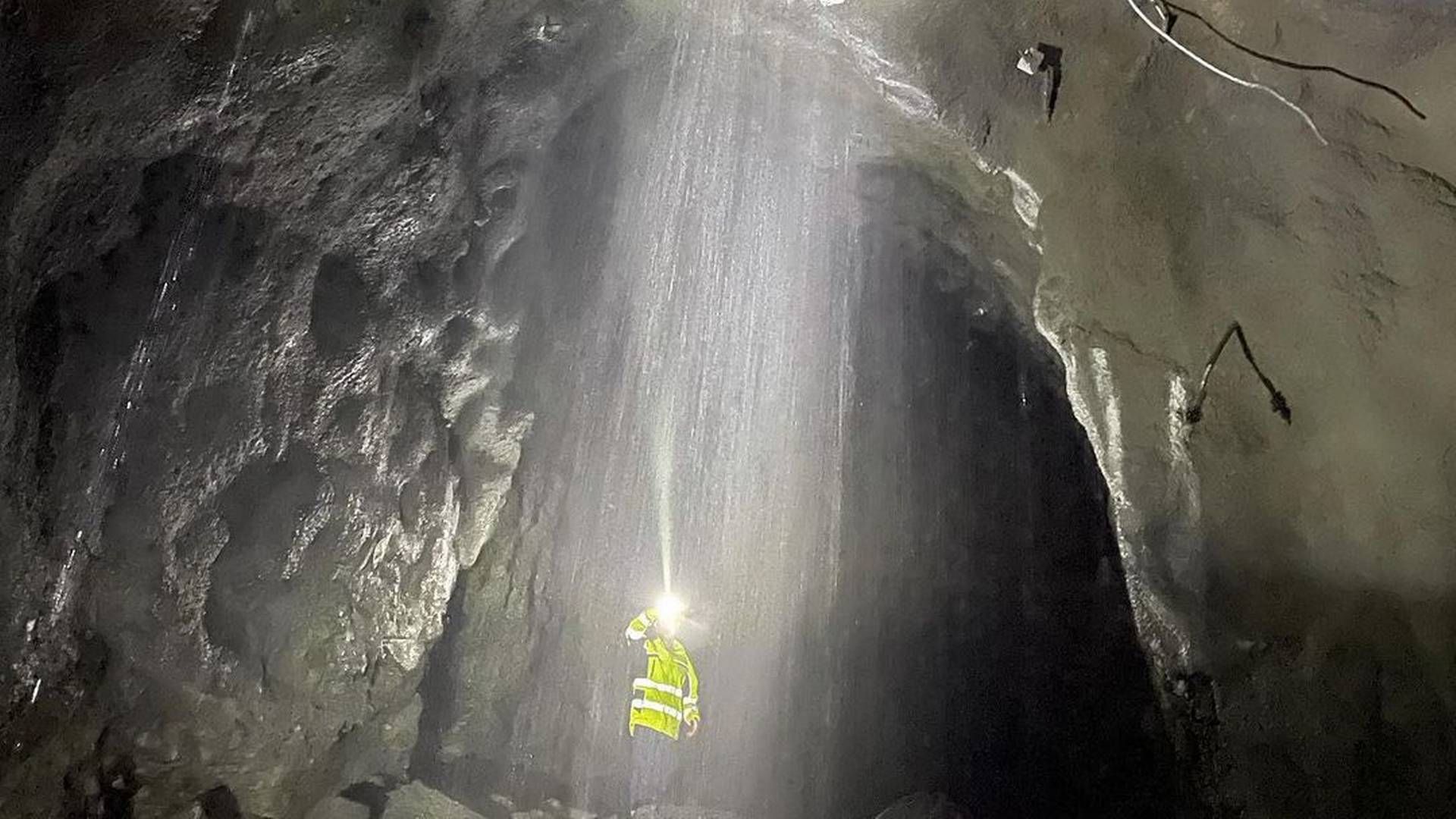 BYGGES: I august er det planlagt at vannkraftverket i fjellet kan begynne å produsere. | Foto: SKL