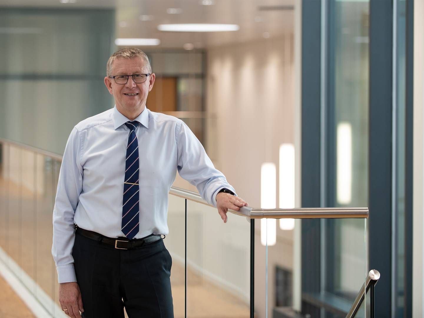 Jan Pedersen, adm. direktør i Danske Andelskassers Bank, sætter kurs mod et styrket 2023. | Foto: Dab