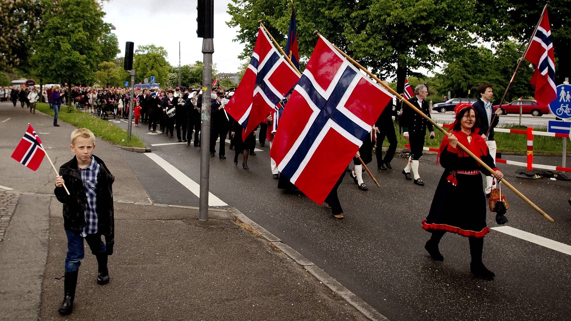 Der er grund til at kippe med flaget i Norge, hvor landets oliefond torsdag har sat ny rekord. | Photo: Finn Frandsen