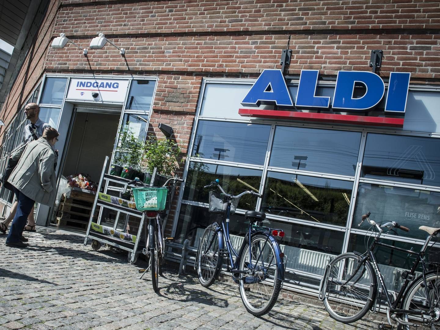 Aldi trækker sig ud af Danmark i løbet af 2023, meddelte den tyskejede dagligvarekæde i december. | Foto: Linda Johansen