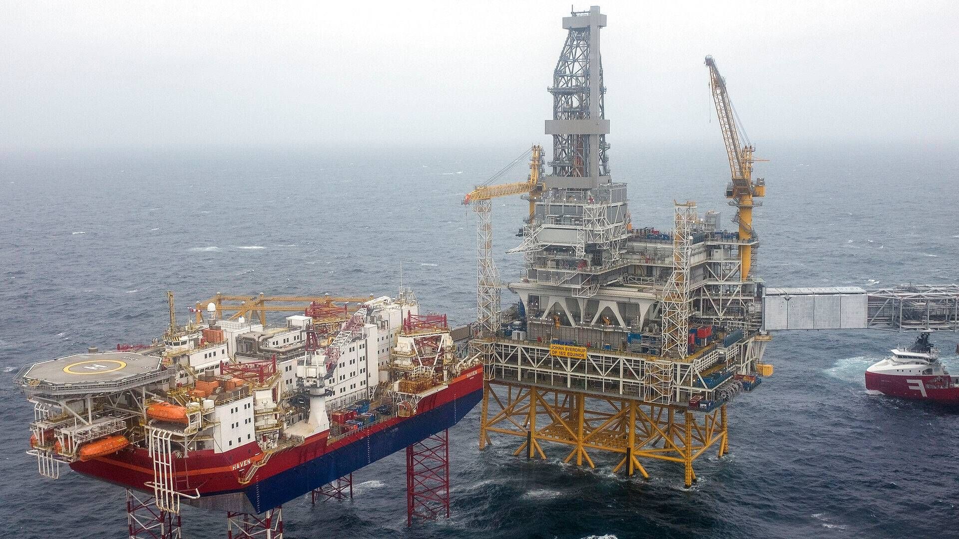 Johan Sverdrup-oliefeltet i Nordsøen har erstattet en del af den russiske råolie, der ikke længere tilflyder det europæiske marked. | Foto: Carina Johansen/AP/Ritzau Scanpix