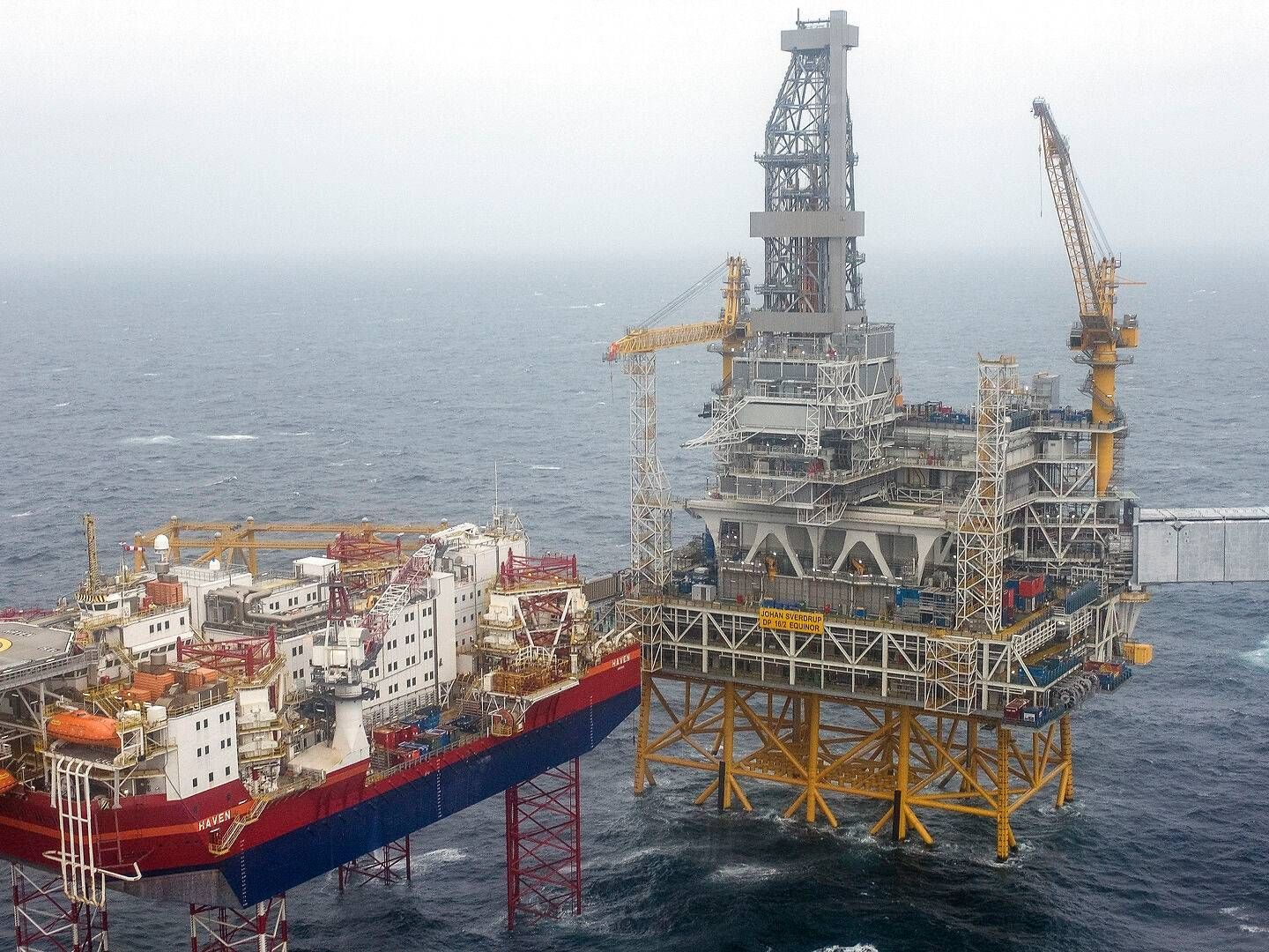 Johan Sverdrup-oliefeltet i Nordsøen har erstattet en del af den russiske råolie, der ikke længere tilflyder det europæiske marked. | Foto: Carina Johansen/AP/Ritzau Scanpix