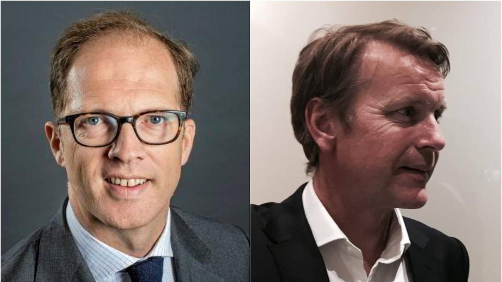 Hugo de Stoop, CEO i Euronav (tv.) skal samle op på selskabet efter den aflyste fusion med Frontline, hvis CEO Lars H. Barstad nu fortsætter som topchef. | Foto: Euronav / Frontline