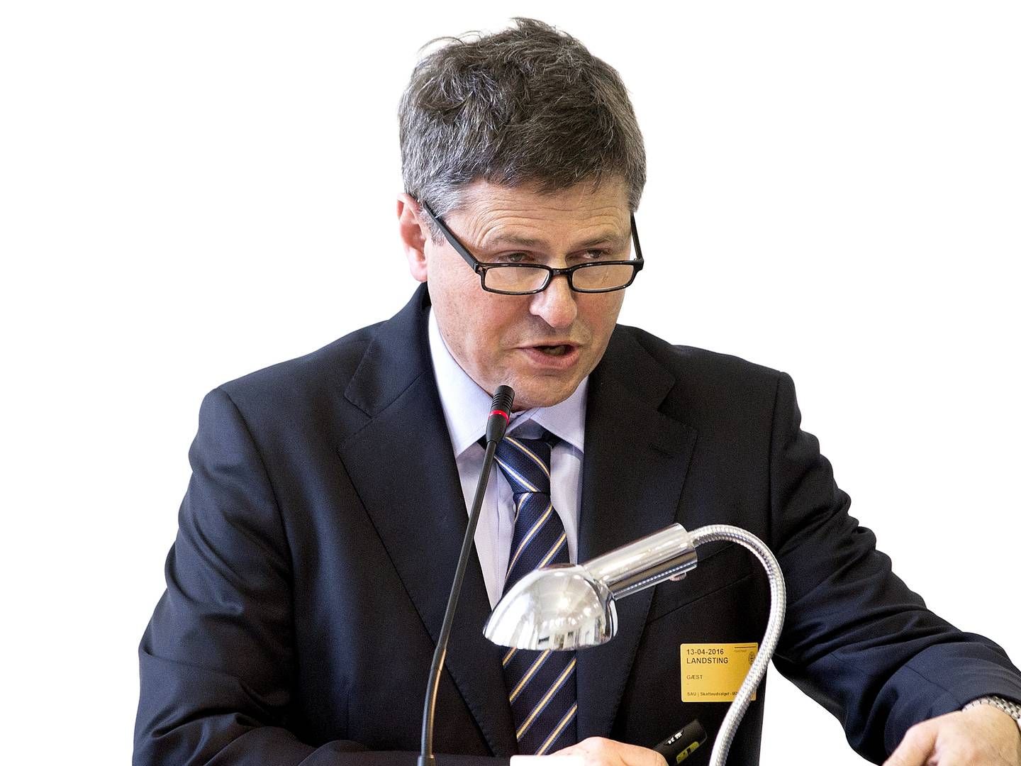 Vi skal være glade, hvis vi slipper med en mild recession, lyder det fra finanstilsynets direktør Jesper Berg, der advarer banker mod at tilbageføre penge, der er reserveret til uforudsete tab. | Foto: Finn Frandsen