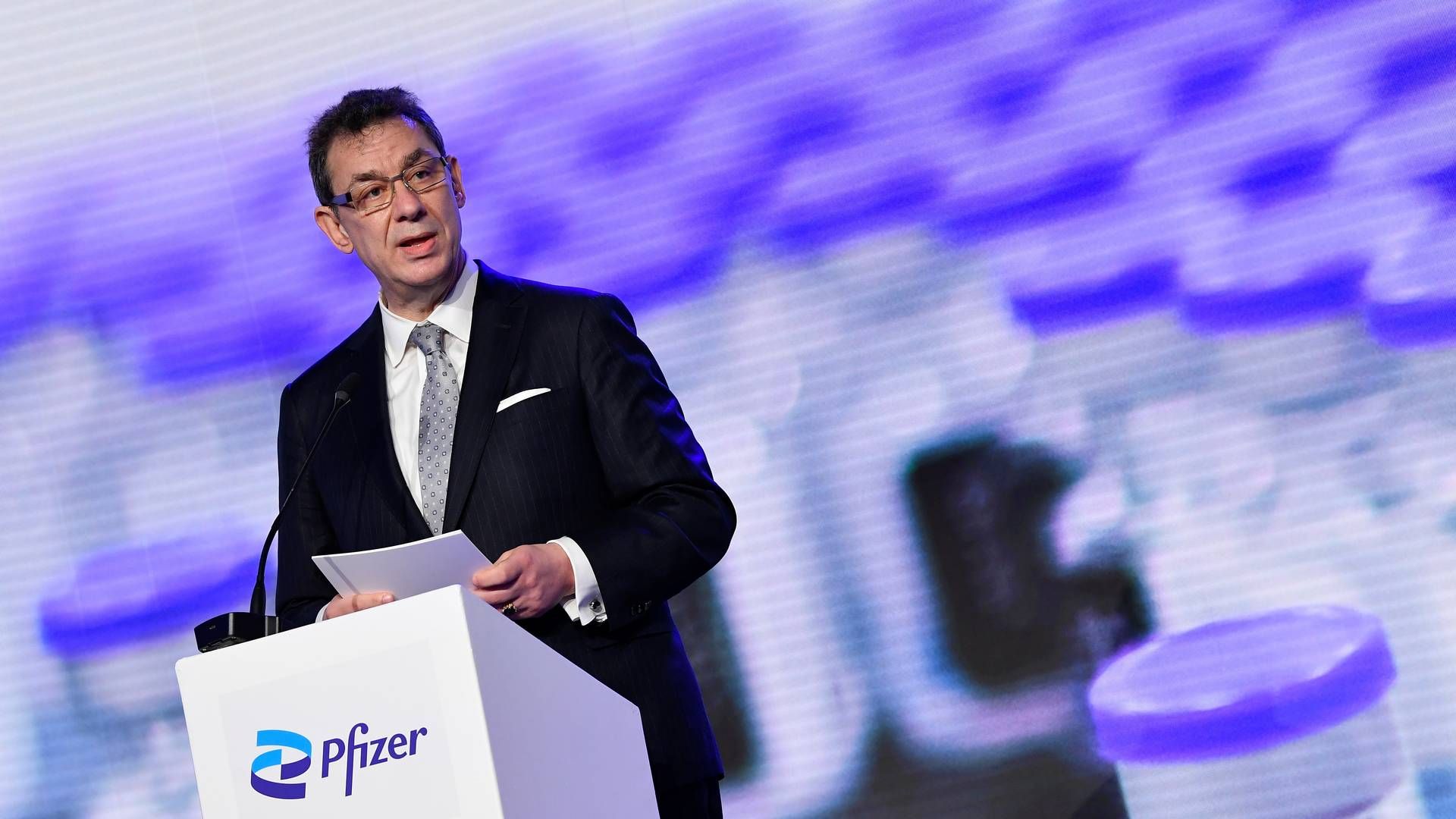 Albert Bourla, adm. direktør, Pfizer. | Foto: Pool/Reuters/Ritzau Scanpix