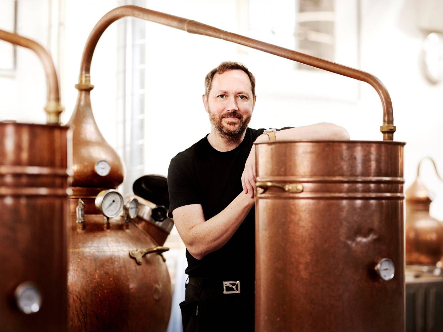 Torben Thornæs stiftede destilleriet tilbage i 2020. | Foto: Pr