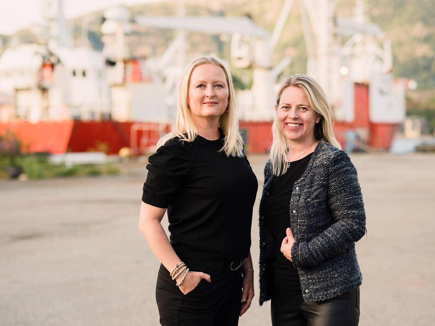 AVVIKLER FIRMA: Linda Rudolfsen Myklebust (t.v.) og Cecilie Koch Hatlebrekke startet i 2021 sitt eget firma, men nå blir de begge partnere i Deloitte. | Foto: MH Partners