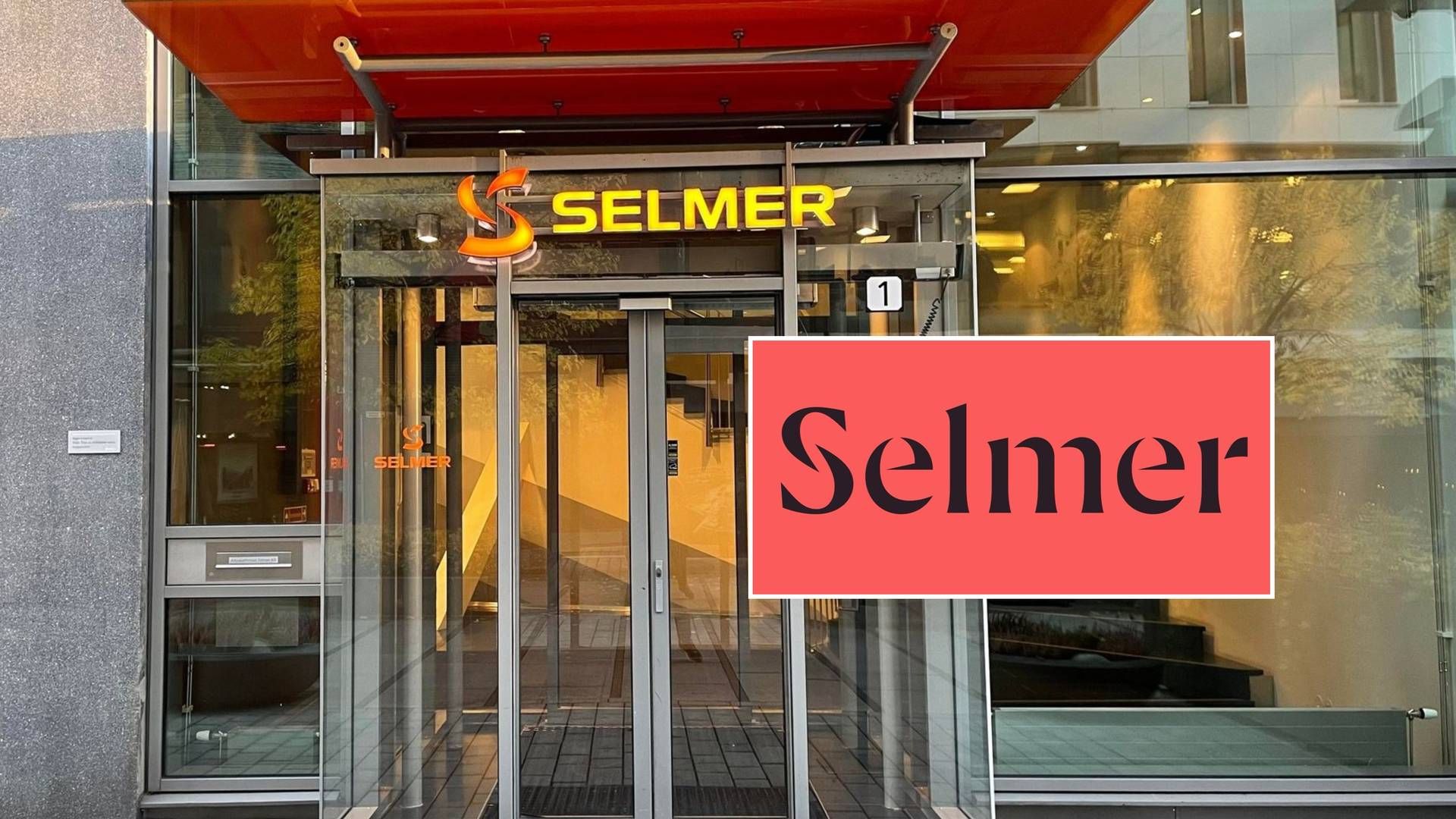 NY PROFIL: Den oransje logoen til Selmer byttes nå ut med nye farger og logo. | Foto: Stian Olsen/Selmer