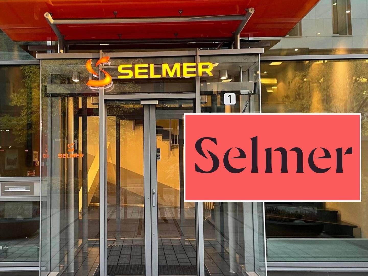 NY PROFIL: Den oransje logoen til Selmer byttes nå ut med nye farger og logo. | Foto: Stian Olsen/Selmer