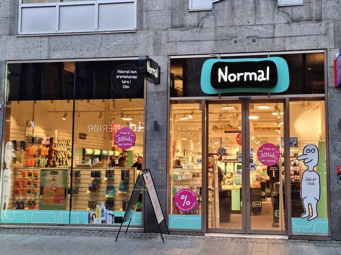 Normal-butikk i Torggata i Oslo. | Foto: Øystein Byberg / EiendomsWatch