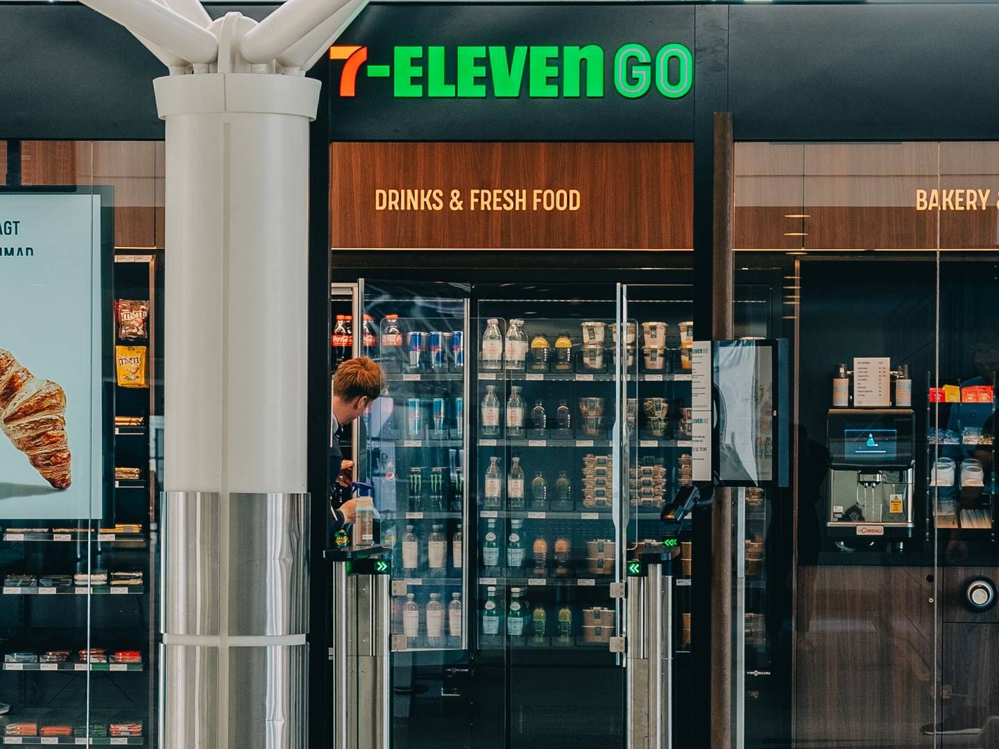 7-Eleven vandt sidste år et udbud om driften af convenience-butikker og -automater i lufthavnen i Kastrup. | Foto: 7-eleven/pr