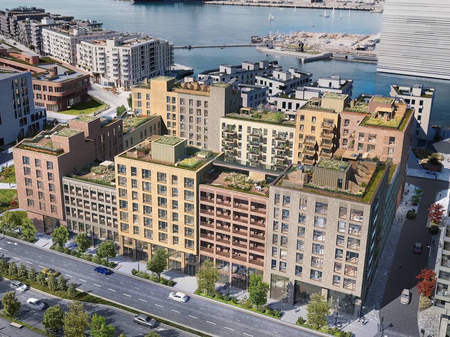 MARIAKVARTALET: Slik ser Oslo S Utvikling for seg at Mariakvartalet blir seende ut når det står ferdig. | Foto: OSU/3DEstate
