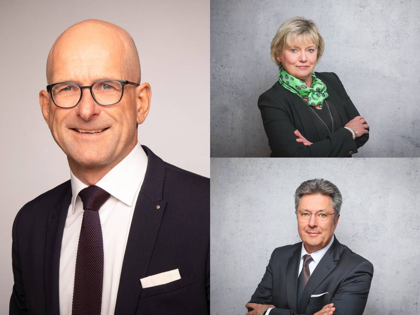 Elmar Moser, Cathtrin Itte und Stephan Schüßler (von links nach rechts, von oben nach unten) | Foto: Frankfurter Bankgesellschaft