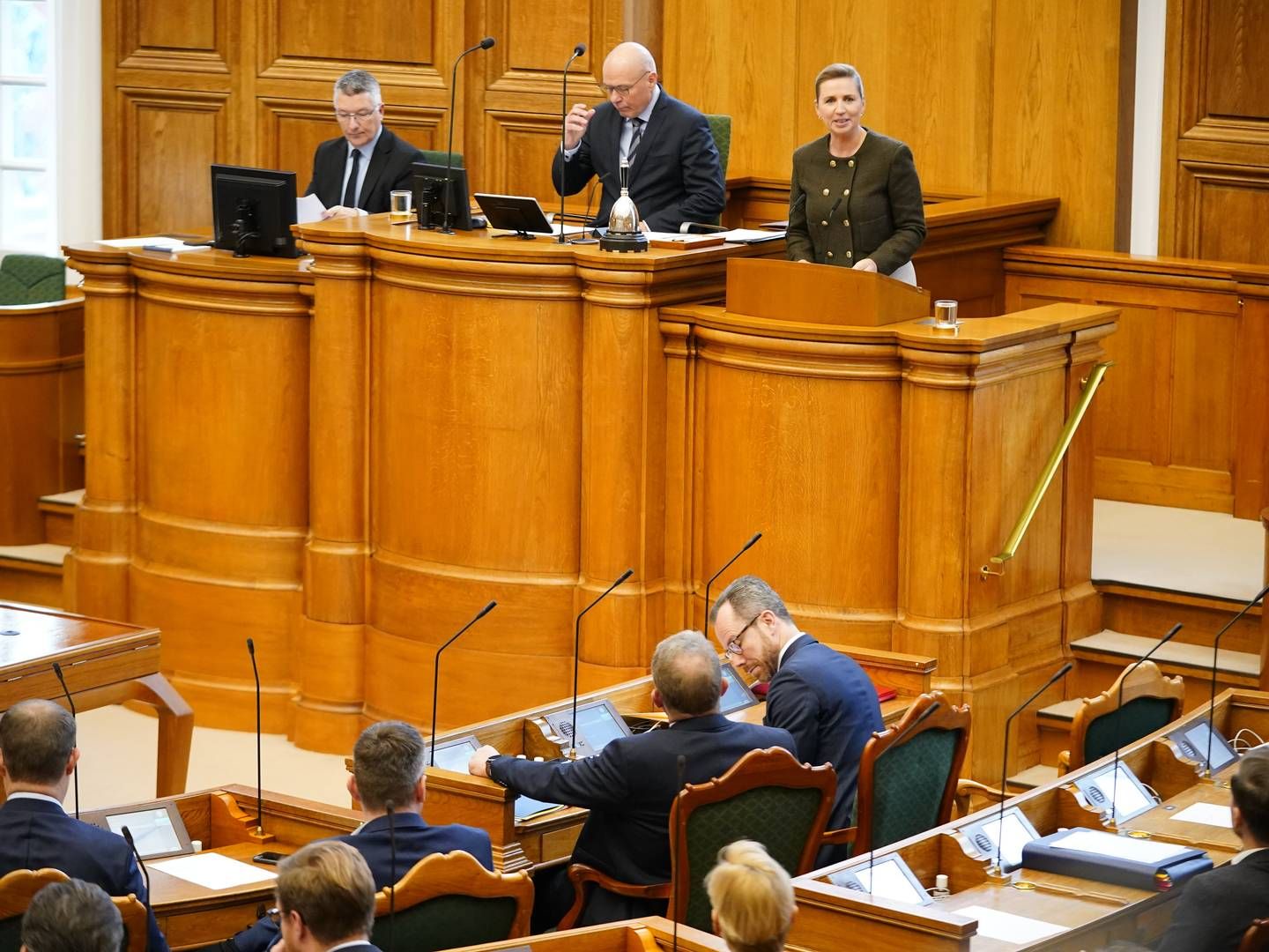 Medlemmerne af Folketinget har for alvor skudt 2023 i gang tirsdag. | Foto: Mads Claus Rasmussen/Ritzau Scanpix