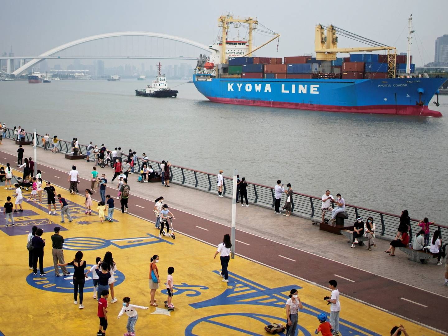 A container ship in the Port of Shanghai. | Photo: Aly Song/Reuters/Ritzau Scanpix/REUTERS / X01793