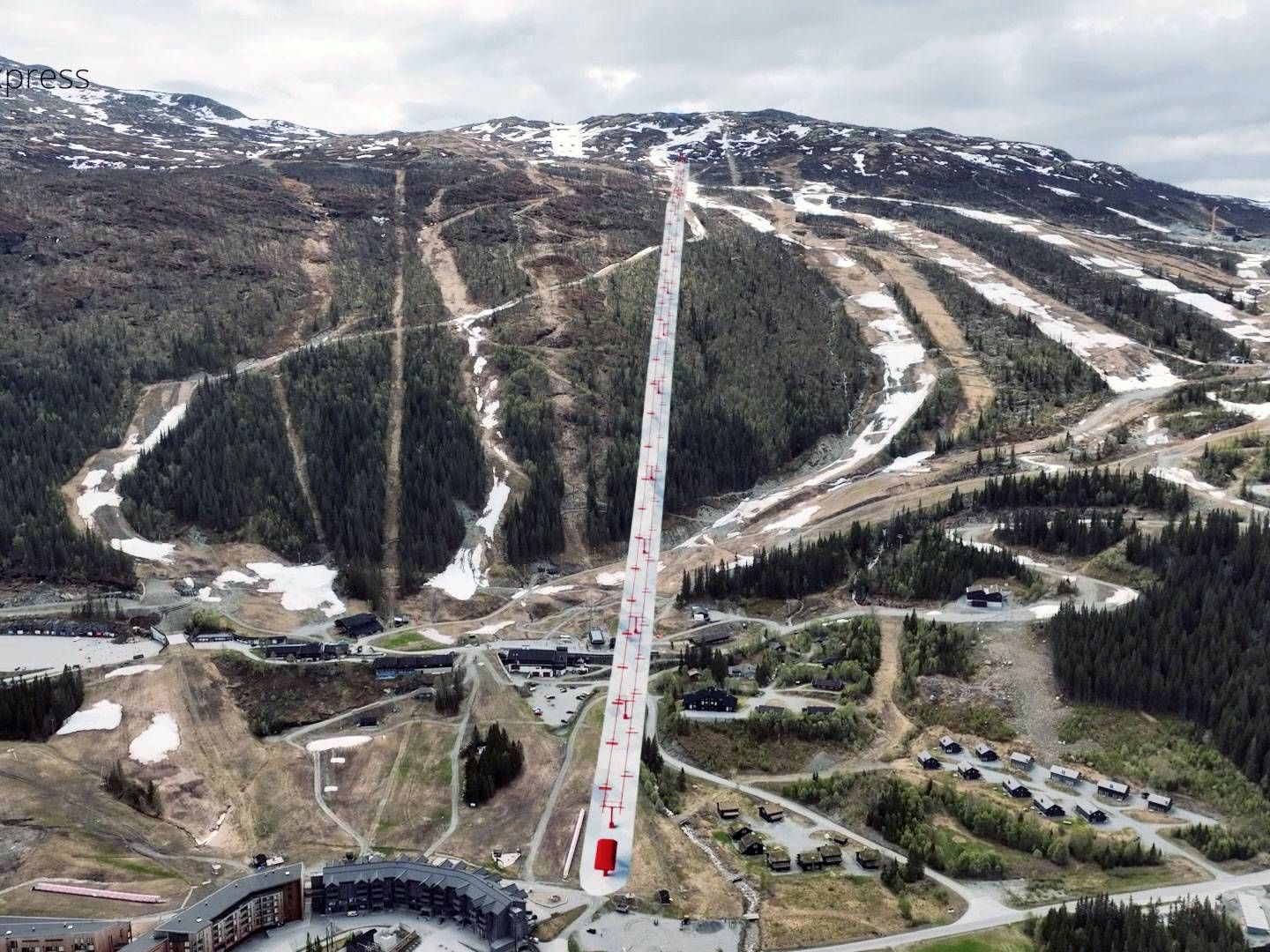 HØYDEPUNKT: Slik ser Skistar for seg den nye seks-stols ekspressheisen i Hemsedal, som skal stå klar til neste vinter. | Foto: Skistar