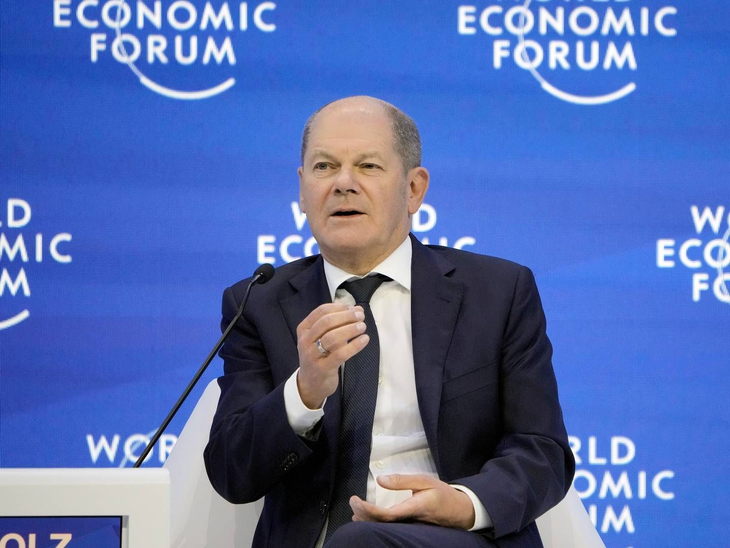 UAVHENGIG TYSKLAND: Statsminister Olaf Scholz mener Tyskland har klart å bli uavhengig av russisk gass på få måneder. | Foto: AP Photo/Markus Schreiber