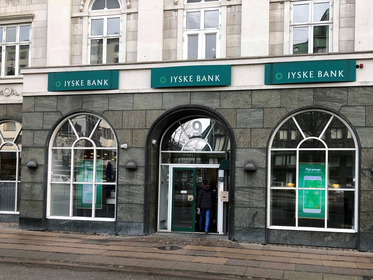Jyske Bank har lagt kabalen for fremtidens filialnet. | Foto: Nikolaj Skydsgaard/Reuters/Ritzau Scanpix