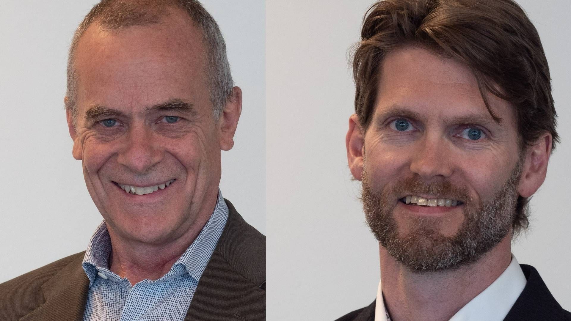 NEDSALG: Flere store aksjonærer i PCI Biotech, hvor Hans Peter Bøhn (t.v.) er styreleder og Ronny Skuggedal er administrerende direktør, har solgt seg ned etter den tydelige oppgangen aksjen har opplevd på børsen den siste uken.