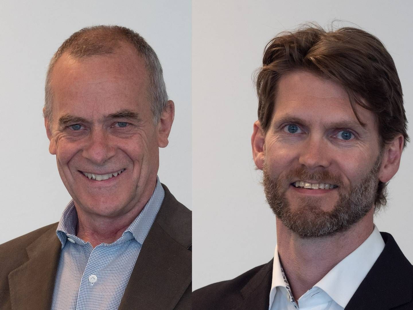 NEDSALG: Flere store aksjonærer i PCI Biotech, hvor Hans Peter Bøhn (t.v.) er styreleder og Ronny Skuggedal er administrerende direktør, har solgt seg ned etter den tydelige oppgangen aksjen har opplevd på børsen den siste uken.