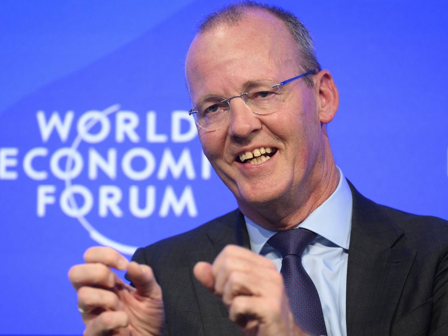 Klaas Knot auf dem World Economic Forum in Davos. | Foto: picture alliance / EPA | LAURENT GILLIERON