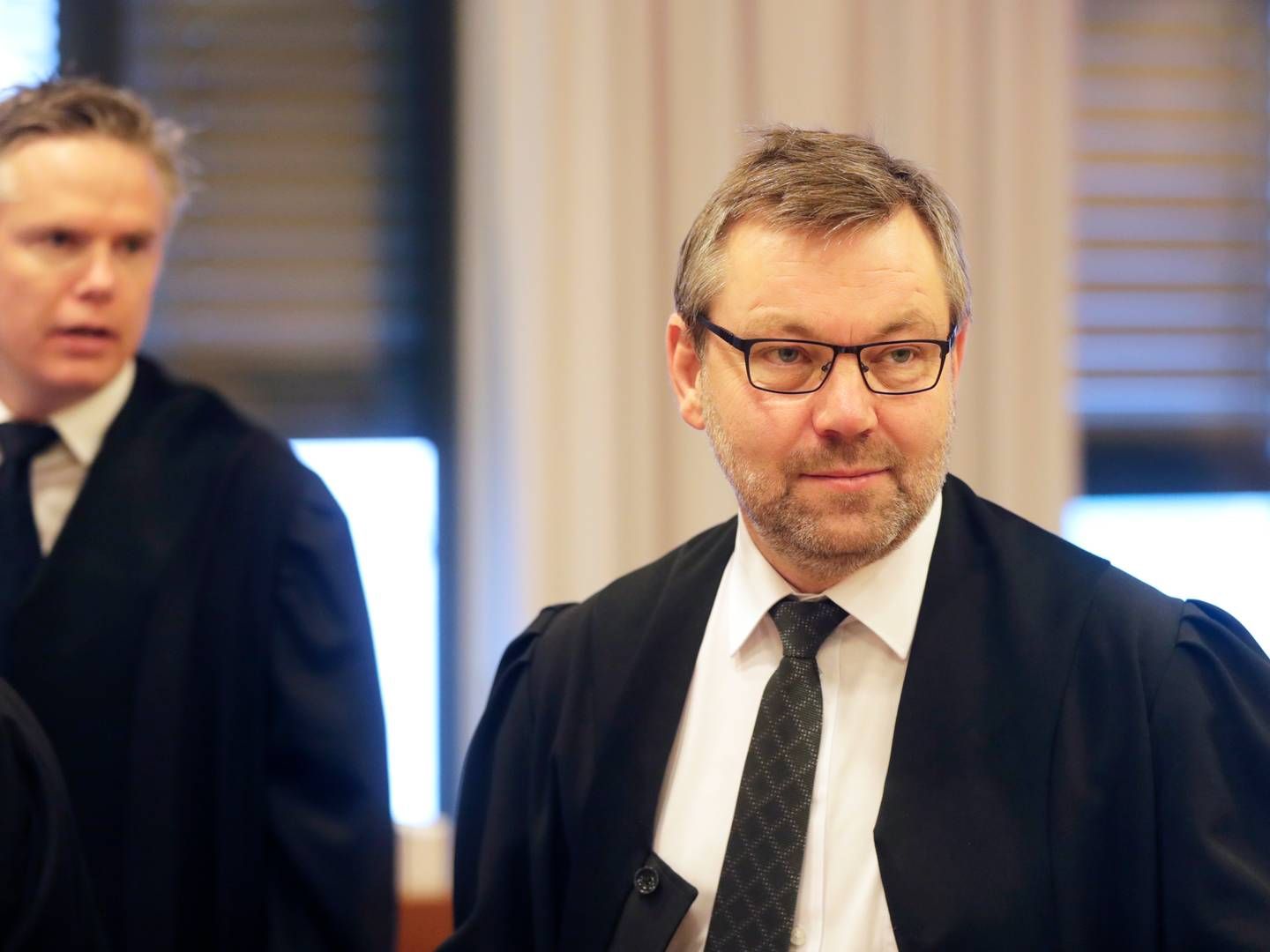 BISTÅR FEFO: Hjort-partner Frode Andersen Innjord ønsker ikke å kommentere hva advokatfirmaet har fakturert i saken. Her er han avbildet under en rettssak i Oslo tingrett i 2017. | Foto: Lise Åserud/NTB