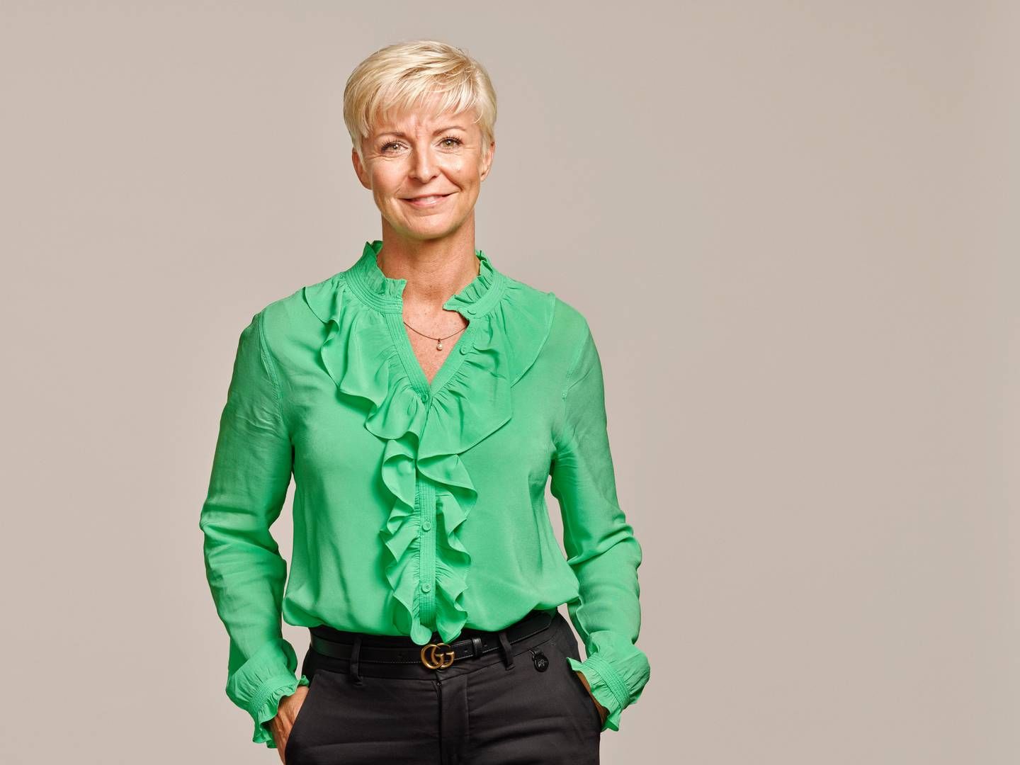 Janne Bjaaland blev i foråret 2022 HR-direktør i Velliv. Tidligere har hun bl.a. arbejdet med kundeservice og salg. | Foto: Pr / Velliv
