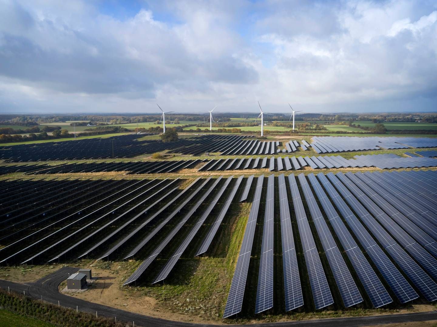 Solar energy is the core focus of four Danish pension firms' investments in California. | Foto: Jens Dresling