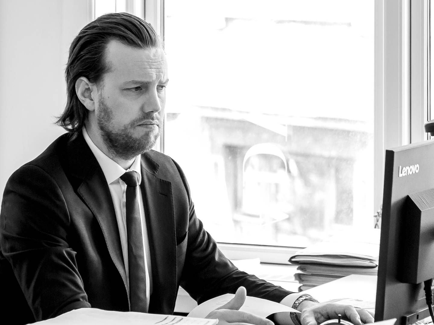 Tobias Grotkjær Elmstrøm er sagsøgte i sagen. Han er stifter og partner i advokatfirmaet Grotkjær Elmstrøm, der blandt andet har udlændigeret som speciale. | Foto: Thomas Illemann
