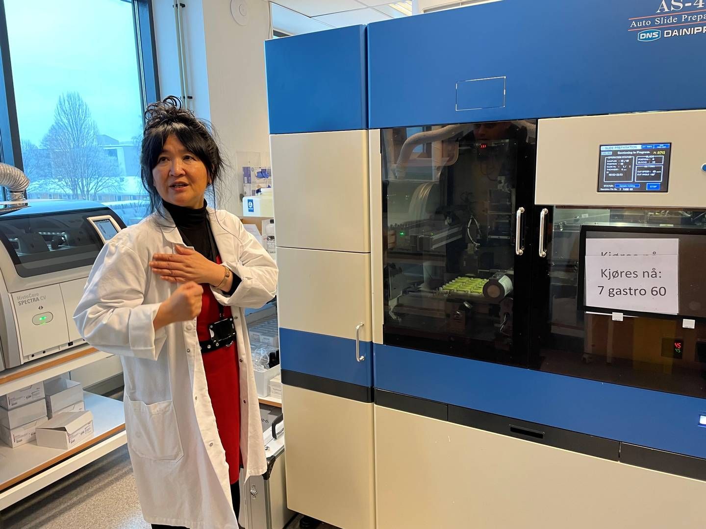 VIL HA MER OPPGAVER: Medisinsk direktør ved Fürst Laboratorium, Ying Chen, mener det er på tide at de private laboratoriene i Norge får gjennomføre molekylære analyser av kreftsvulster. | Foto: Sebastian Hagel