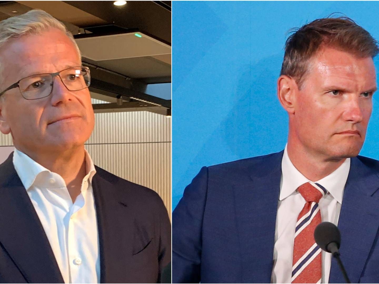 Chief execs of Maersk and MSC, Vincent Clerc and Søren Toft, acknowledges that much have changed for the carriers since launching the 2M alliance. For that reason, the partnership is now ended. | Photo: Jacob Gronholt-pedersen/reuters/ritzau Scanpix og Jason Decrow/ap/ritzau Scanpix