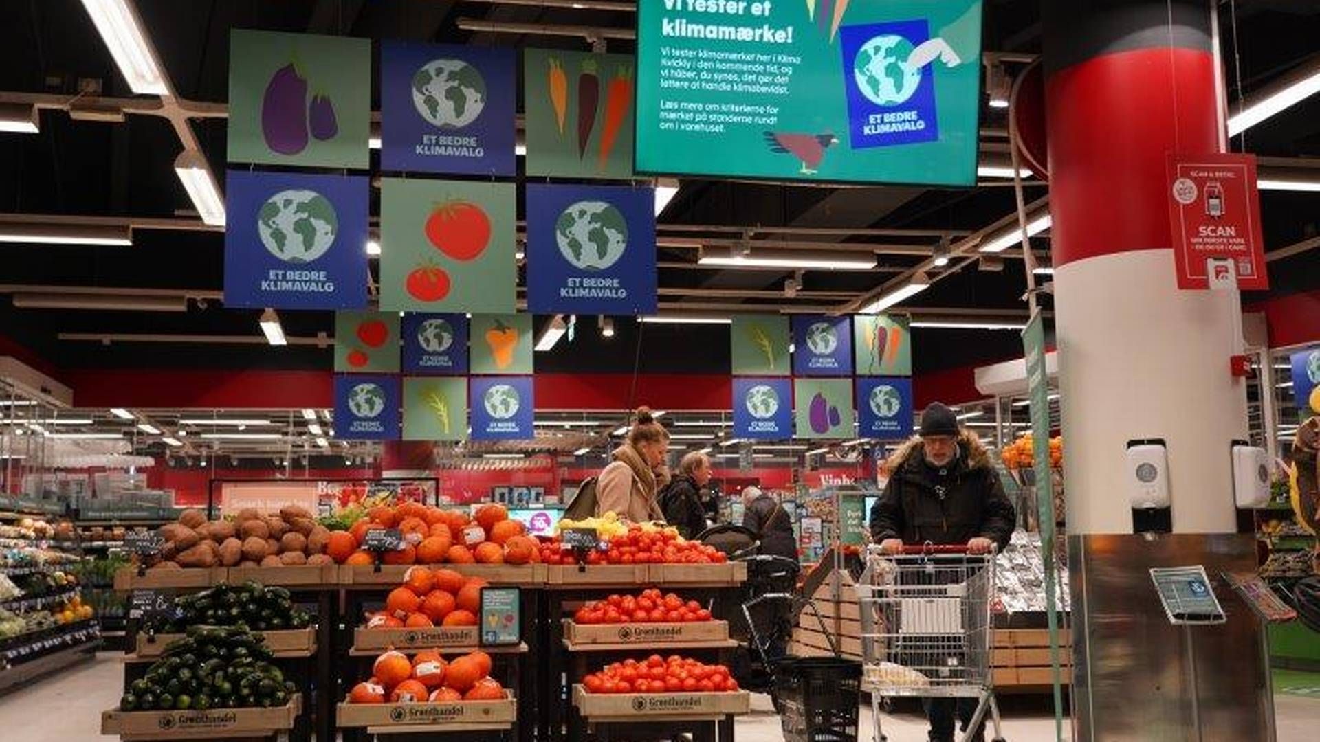 Julesalget lettede ikke presset på dagligvarebutikkerne, viser tal fra Danmarks Statistik. | Foto: Coop