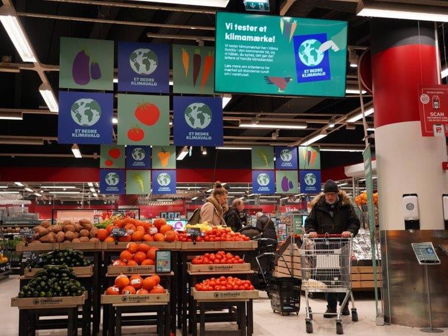 Julesalget lettede ikke presset på dagligvarebutikkerne, viser tal fra Danmarks Statistik. | Foto: Coop