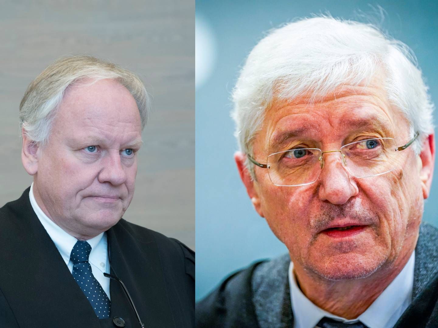 KRAV: Sigurd Klomsæt og Arvid Sjødin har levert timelister til Borgarting lagmannsrett, med krav om betaling for arbeidet med Baneheia-saken. | Foto: Terje Pedersen og Lise Åserud/NTB