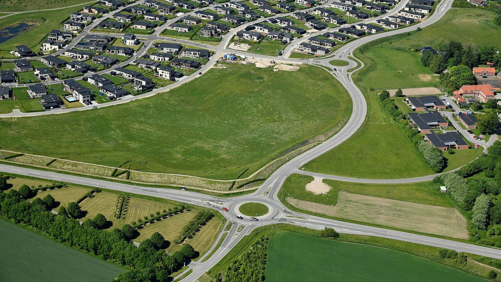 Bydelsprojektet Kildebjerg Ry, som efter 20 år snart snart vil stå færdigt. | Foto: PR