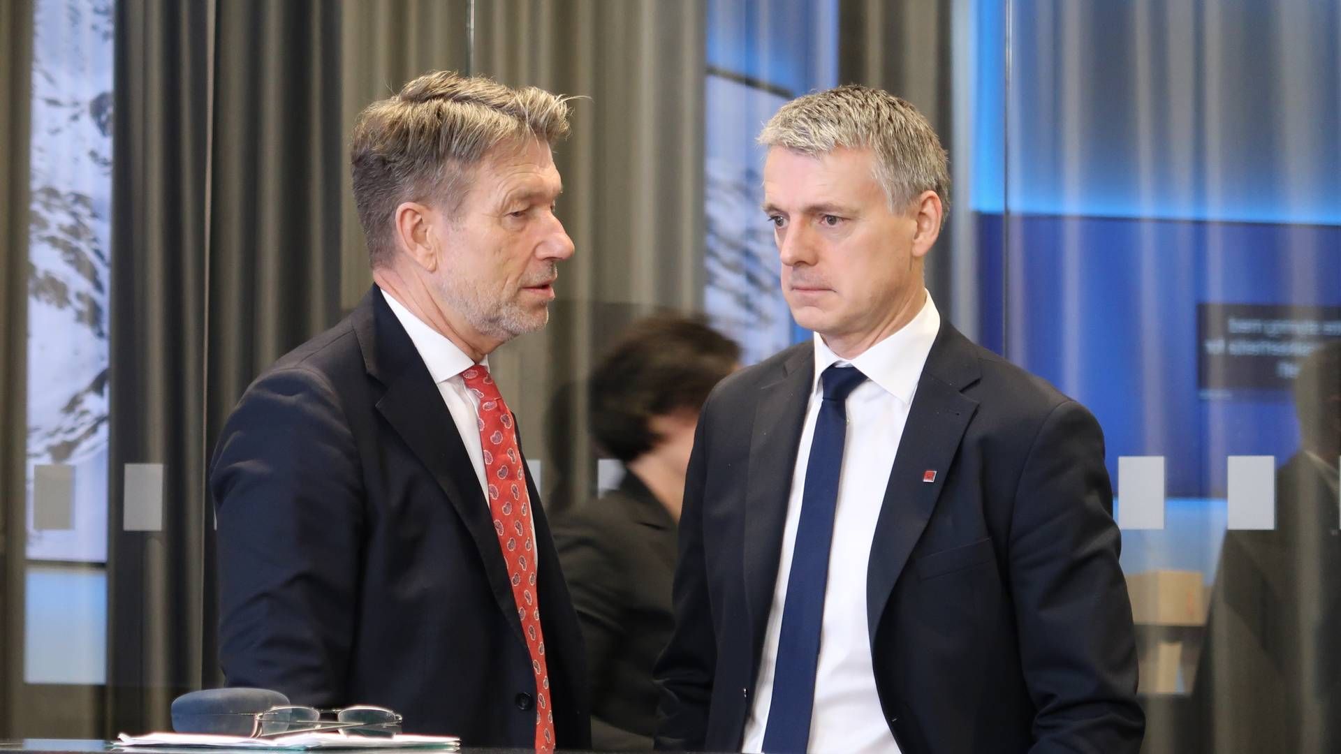 NEPPE EKSPORTRESTRIKSJONER: Olje- og energiminister Terje Aasland mener det er mulig å ilegge eksportrestriksjoner som varer den tiden det trenger å vare, men NVE-sjefen tror det skal mye til for at det faktisk blir ilagt eksportrestriksjoner. | Foto: Anders Lie Brenna