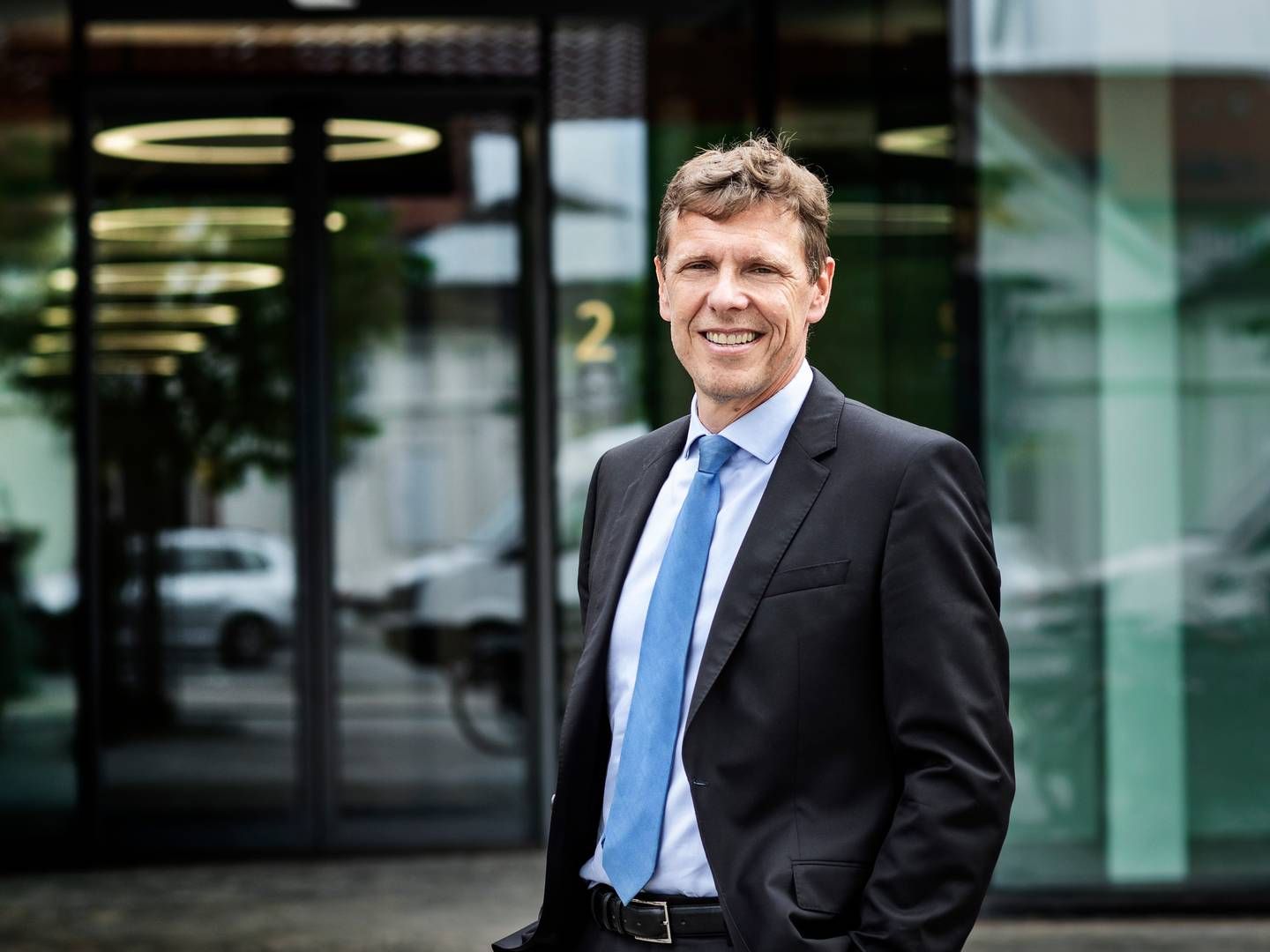 Martin Lavesen, ledende partner i DLA Piper og formand for Advokatrådet, har besøgt bestyrelsen i Ringkøbing-Skjern Forsyning. | Foto: Pr/dla Piper