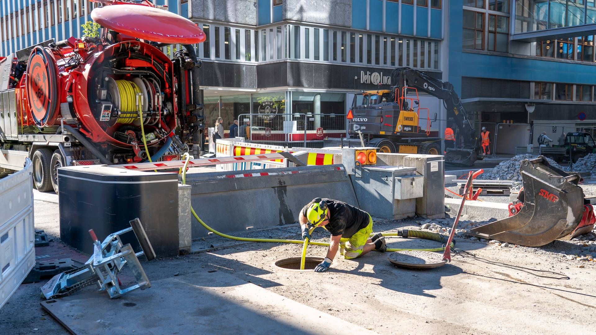 ØKNING: Ifølge tall fra SSB, var det økning i aktiviteten innen bygg- og anlegg i 2022. | Foto: Gorm Kallestad / NTB