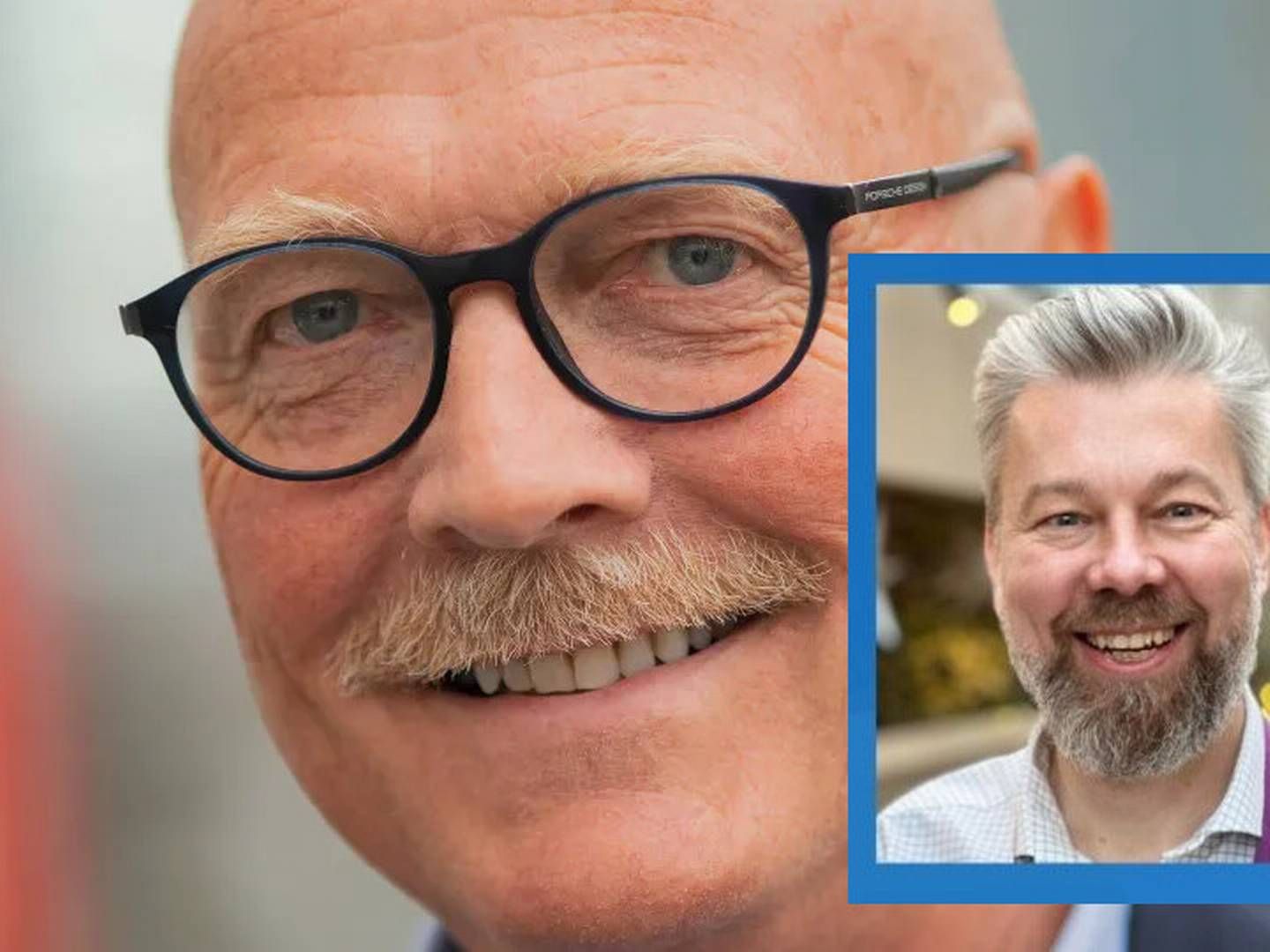 ANSETTER: Insulife-direktør Åge Nærdal ansetter Henrik Bruun Andersen (innfelt) som finansdirektør. | Foto: Insulife