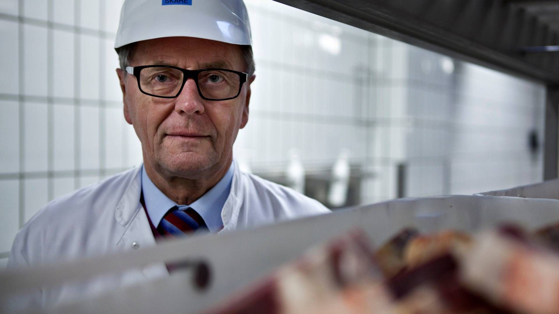 Kurt Skare, ejer af Skare Meat Packers, som onsdag blev begæret konkurs. | Foto: Gorm Olesen