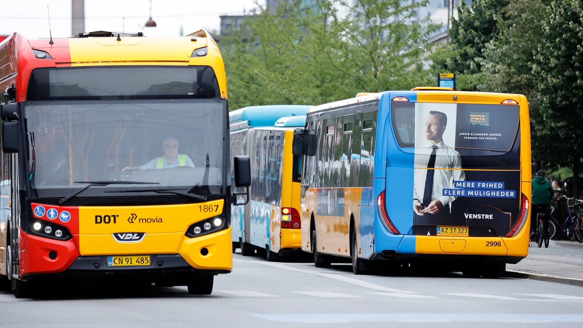 En række dieseldrevne busruter i København skal nu omlægges tidligere, end kontrakterne først foreskrev. | Foto: Jens Dresling/Ritzau Scanpix
