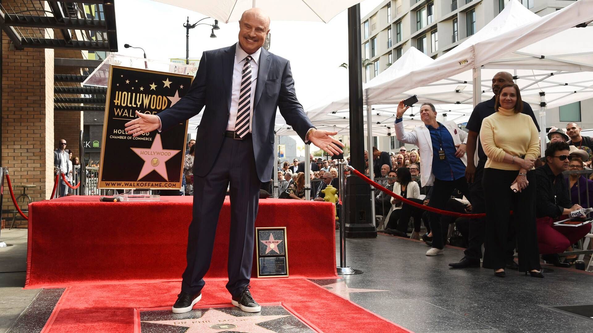 Phil McGraw fik i 2020 en stjerne på Hollywood Walk of Fame i Los Angeles. | Foto: Chris Pizzello/AP/Ritzau Scanpix