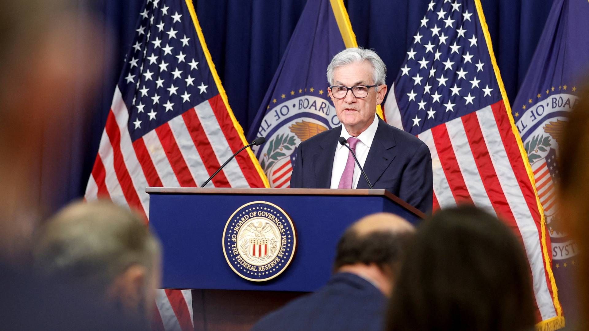 Federal Reserve Chair Jerome Powell at a news conference in Washington, U.S., February 1, 2023. | Photo: Jonathan Ernst/Reuters/Ritzau Scanpix